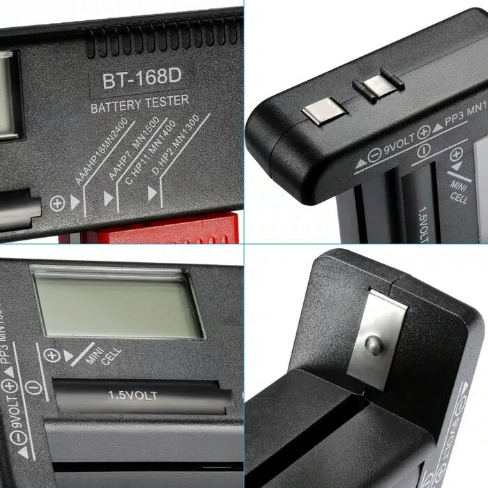 Alat Tes Cek Batu Baterai BT168D Battery Tester Digital BT-168D