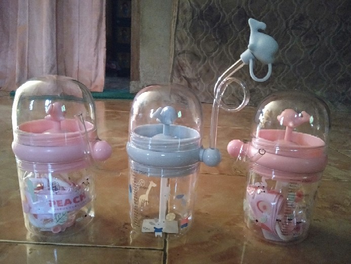 Botol Minum Whale Cup Straw | Lumba Lumba Air Mancur | Botol Unik