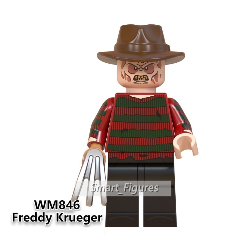 Wm6075 Mainan Figure Mini Model Jason Beetlejuice Freddy Untuk Halloween