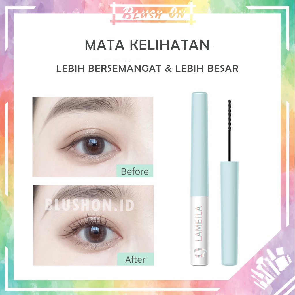 LAMEILA Maskara Anti Air Tahan Lama 360 Mascara Waterproof Long Last 1037