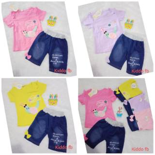  Baju  setelan anak  perempuan  import 1 4 thn baju  anak  