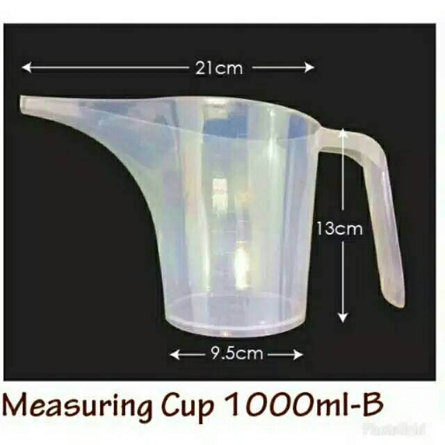 Jual Gelas Ukur Gelas Takar Measuring Cup 1000ml Shopee Indonesia 7840