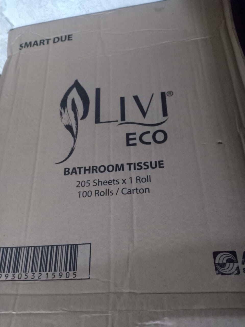 Go Send Only!!! Tissue Tisu Livi Roll Smart Due Toilet Gulung Naked 205s