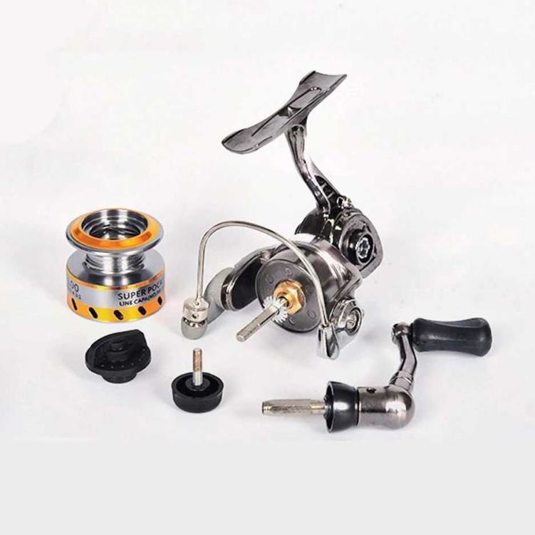 Sudah READY.. Reel Pancing Mini Rill Mini Reel Pancing Murah Reel Pancing Mini Spinning 4.3:1 Gear R
