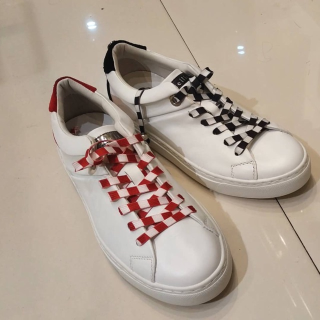 Rotelli art 569 black red shoes