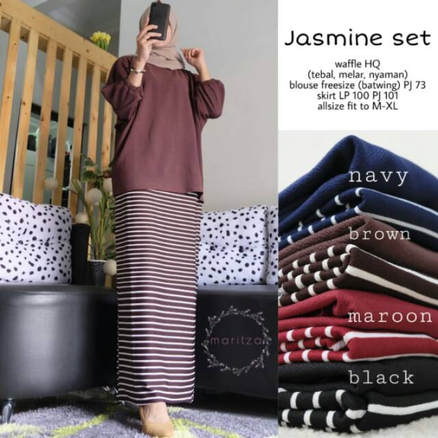 BAJU CEWEK JASMINE SET MURAH GROSIR