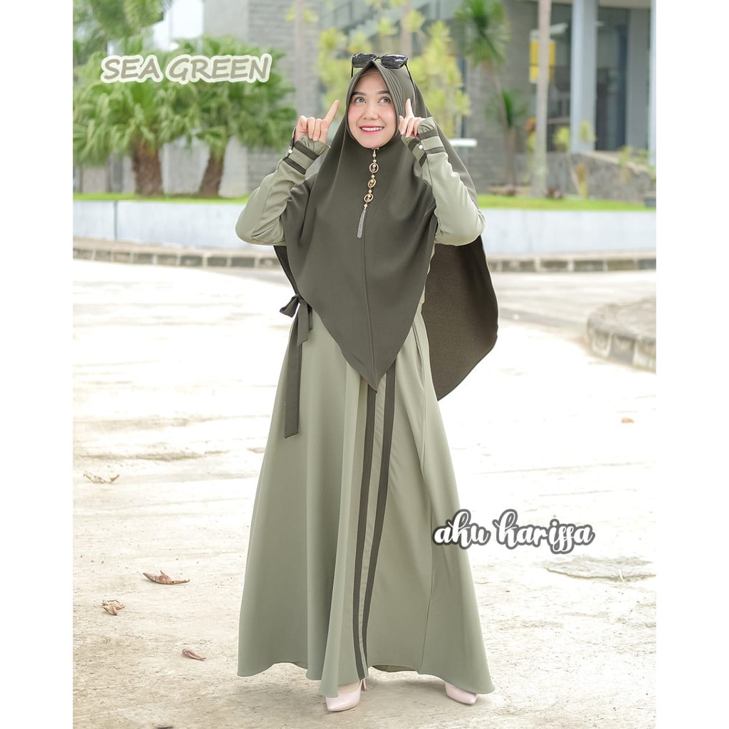 gamis Kaira Kiara Set itycrepe premium ori berlabel aku karissa terbaru 2021