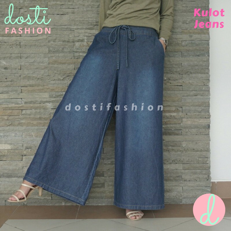 kulot jeans denim