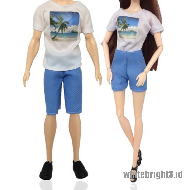 {white3} 1set party doll clothes accessories doll top dress for boys girls best