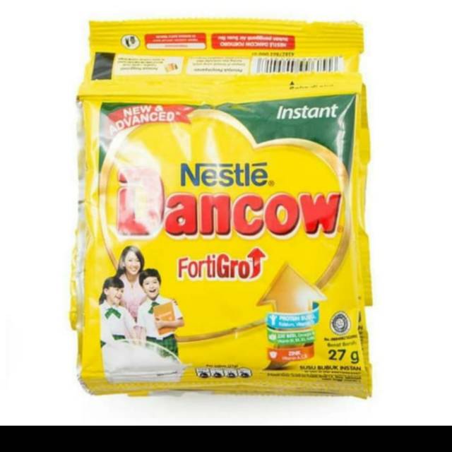 

DANCOW FORTIGRO SUSU BUBUK INSTAN 10 SACHET X 27 GRAM