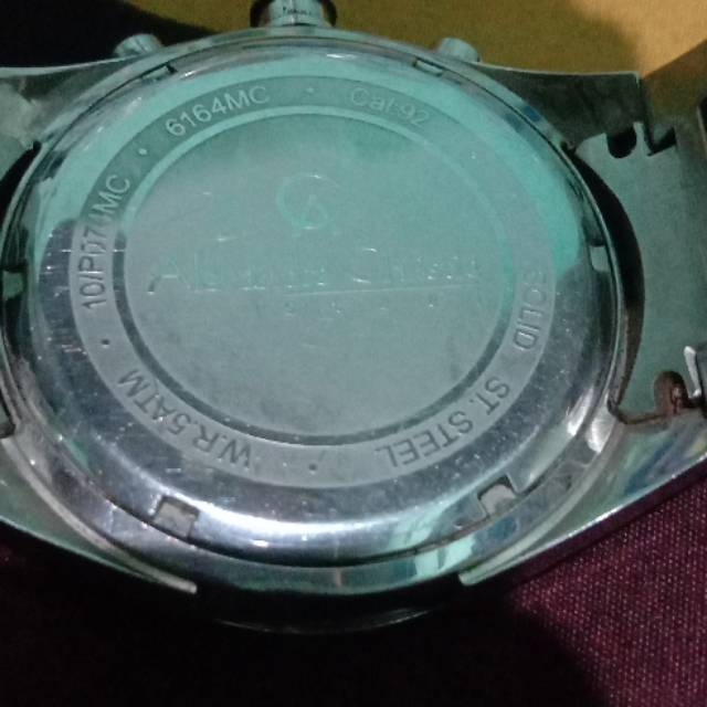 Jual alexandre christie chronograph wr 50 m tipe 6164 mc