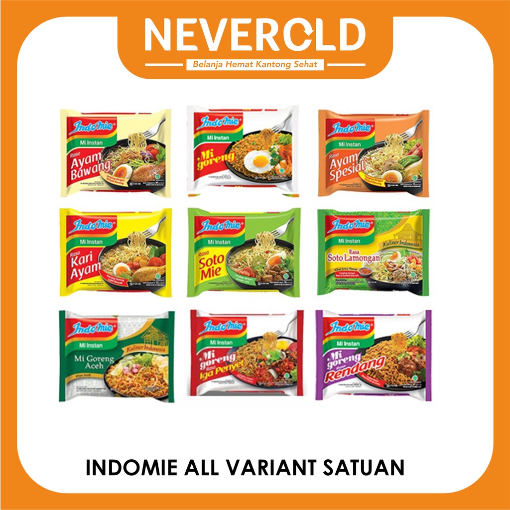 Indomie All Varian per 1 pcs @85gr