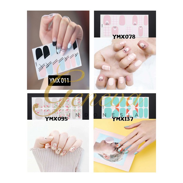 ✅COD - Nail Sticker Stiker Kuku Nail Art