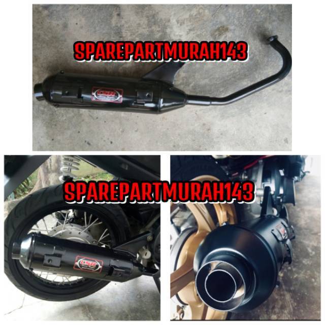 knalpot Racing bobokan model standar untuk Yamaha fino Fi 115cc/ knalpot racing CSR Fino fi