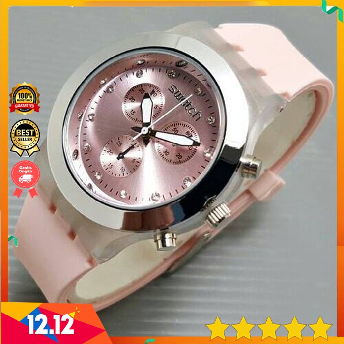 Jam Tangan Wanita Alexandre Christie 6141 Dark Blue Rosegold / Alexander Christie Wanita 6141