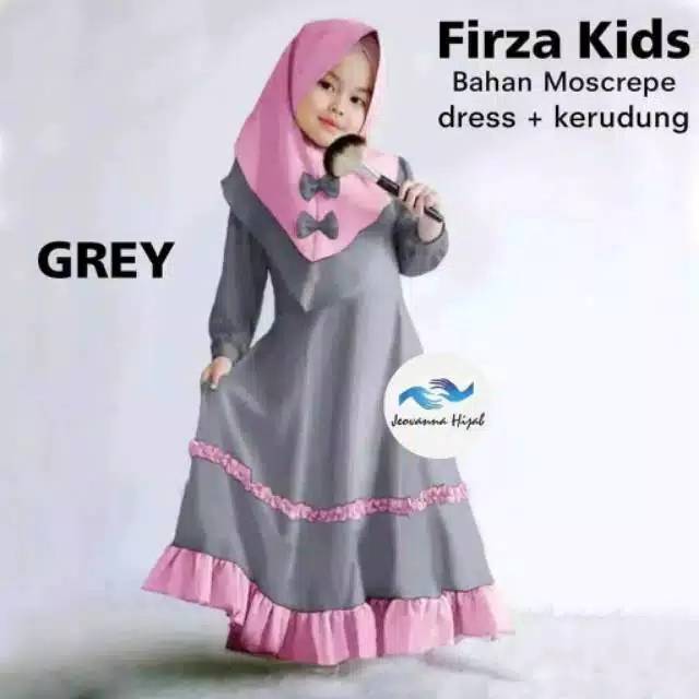 Gamis anak perempuan 5-8 thn