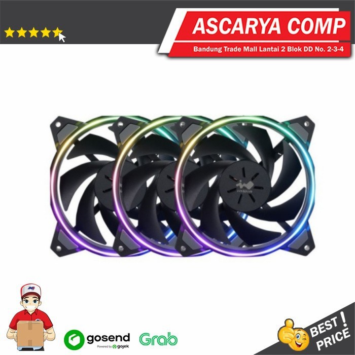 InWin Sirius Loop ASL120 Triple Pack - ARGB 12cm Fan