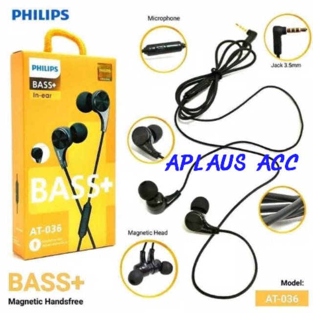 HANDSFREE  PHILIPS AT-036(MAGNET)