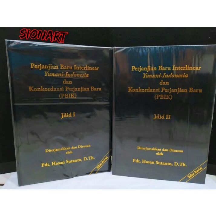 Perjanjian Baru Interlinear Yunani Indonesia & Konkordansi Perjanjian Baru (PBIK). Jilid I dan II