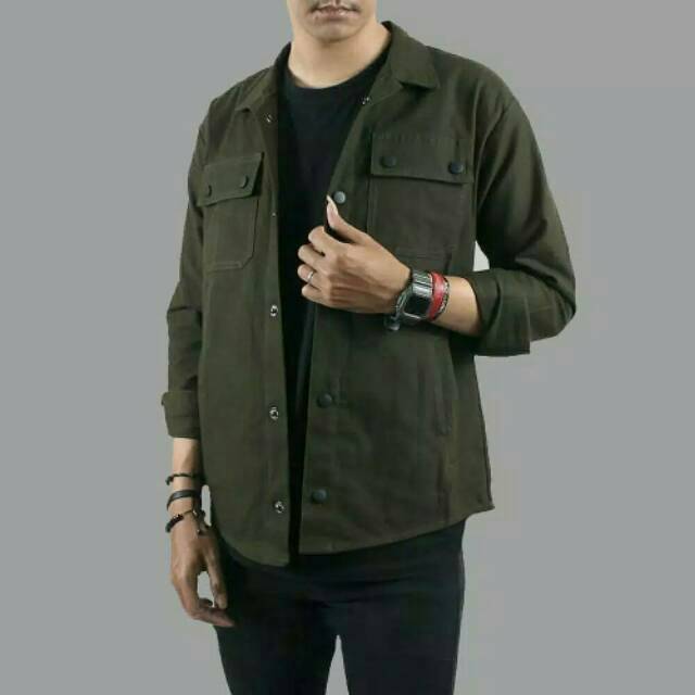Semi parka/jaket semi parka pria