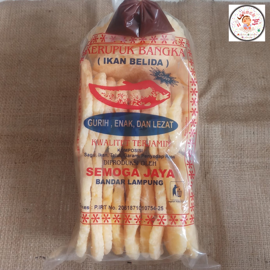 

Kerupuk Bangka/Kerupuk Kemplang Sambal 190gr