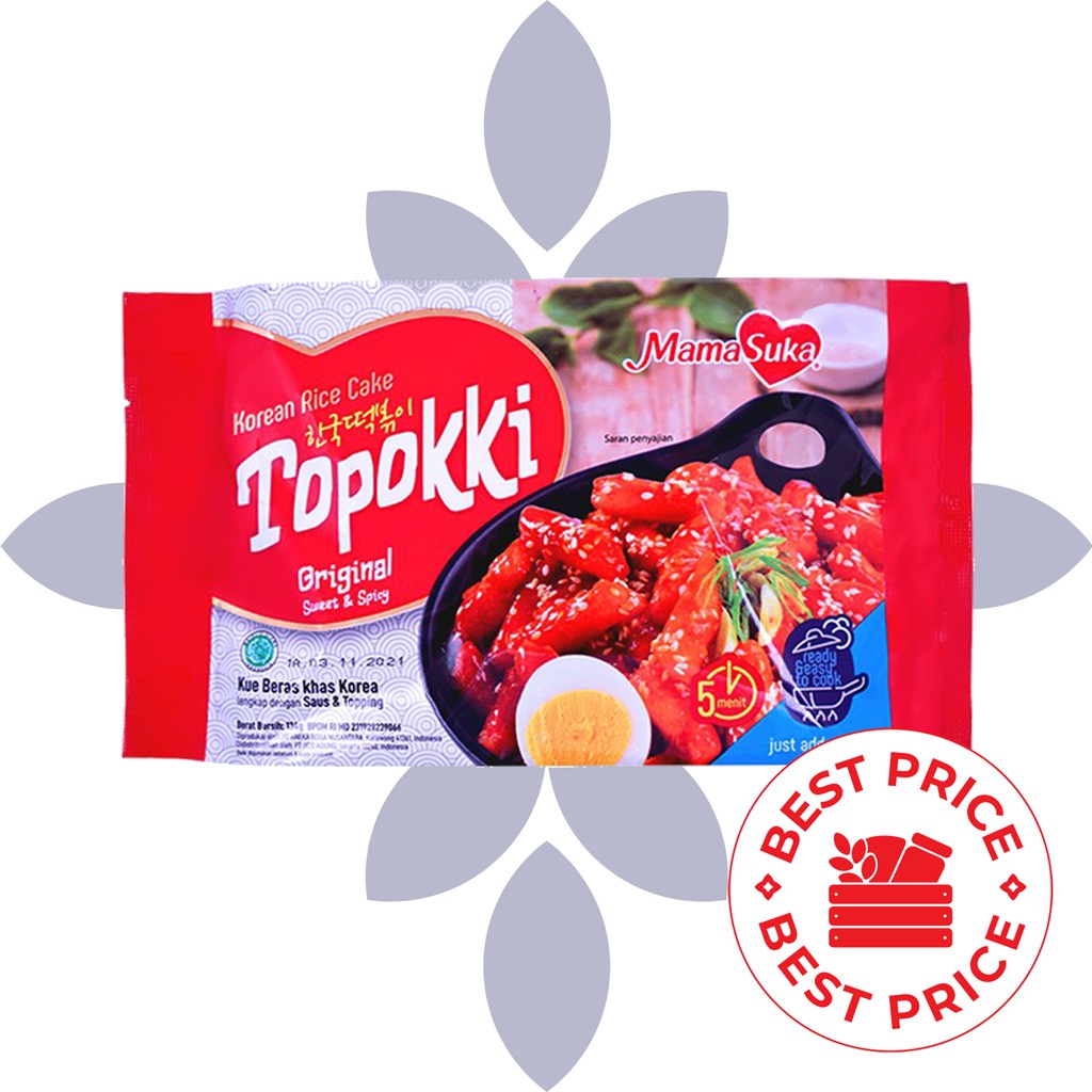 MAMASUKA - TOPOKKI ORIGINAL - 134 GR (READY TO COOK)