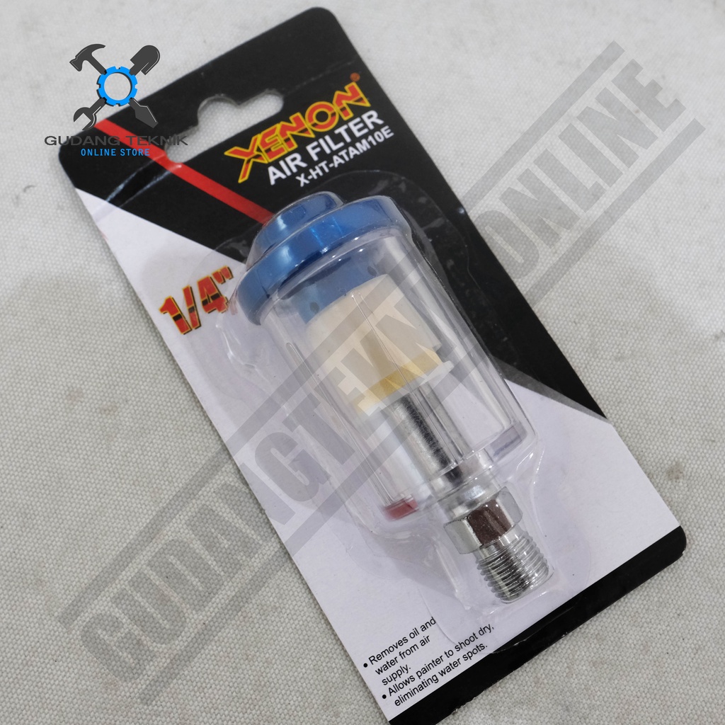 Air Filter Spray Gun Xenon HT-ATAM10E 1/4Inch / Filter Udara Kompresor XENON 1/4 Inch 1/4&quot;