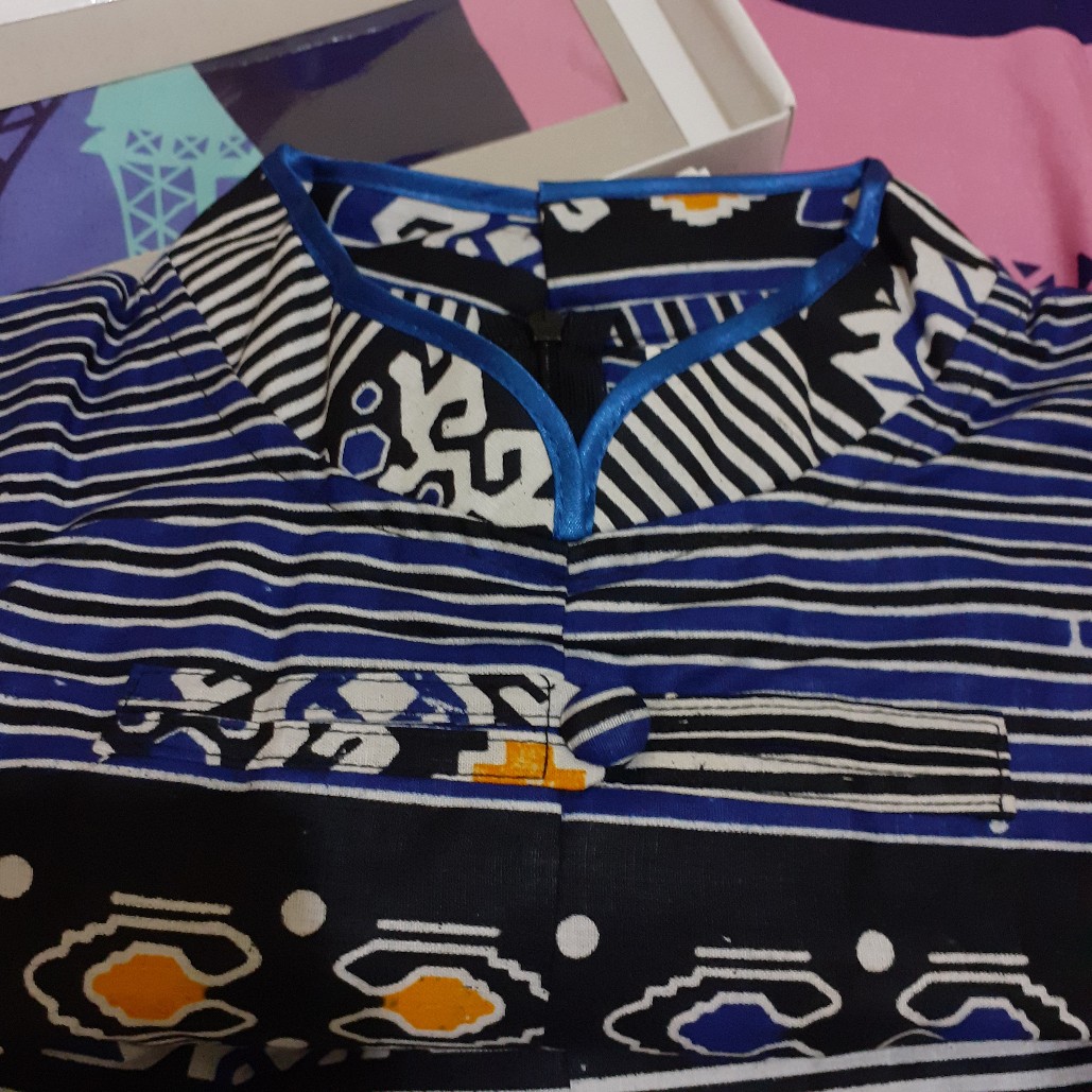 Atasan Dress Batik Wanita Motif Tenun Dsc05500