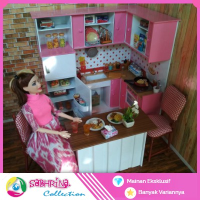 barbie full kitchen set