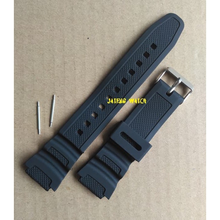 Tali Atau Strap Rubber Casio WS210 W-S210 W-S210H PAS 2019 - Hijau