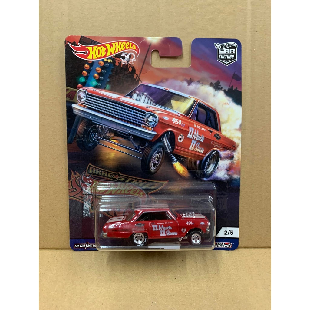 Hotwheels Dragstrip Demons 63 Chevy Nova