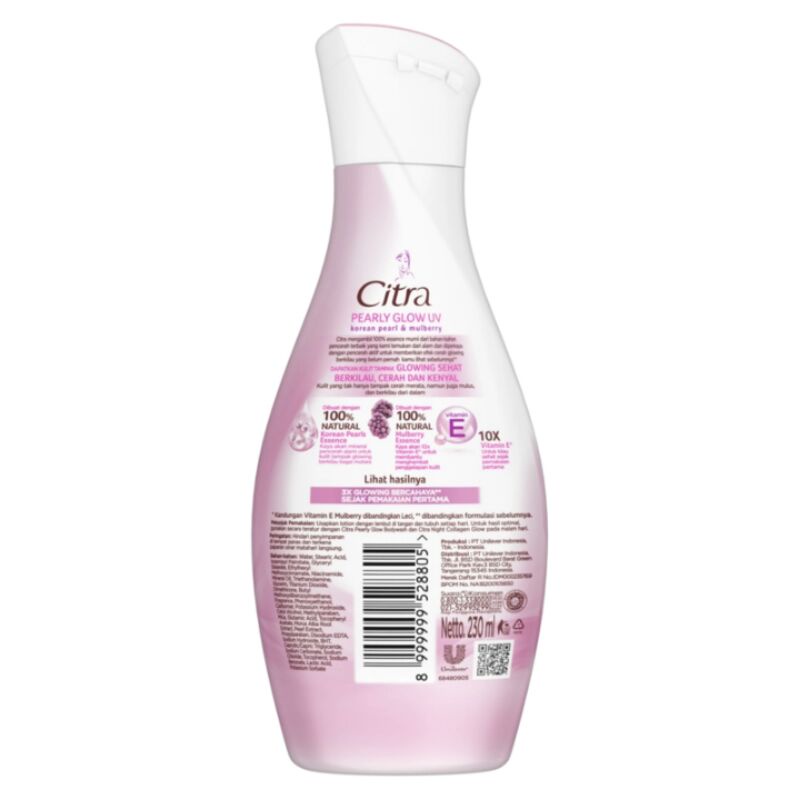 CITRA Hand And Body Lotion Pearly White UV 210ml