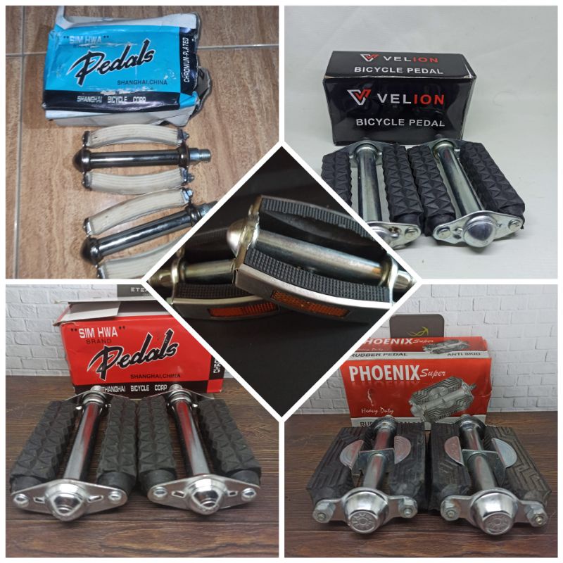 Pedal Onthel Pedal Sepeda Ontel Model Lama Retro Lawasan Pedal Putih Belimbing Sim Hwa Phoenix ali