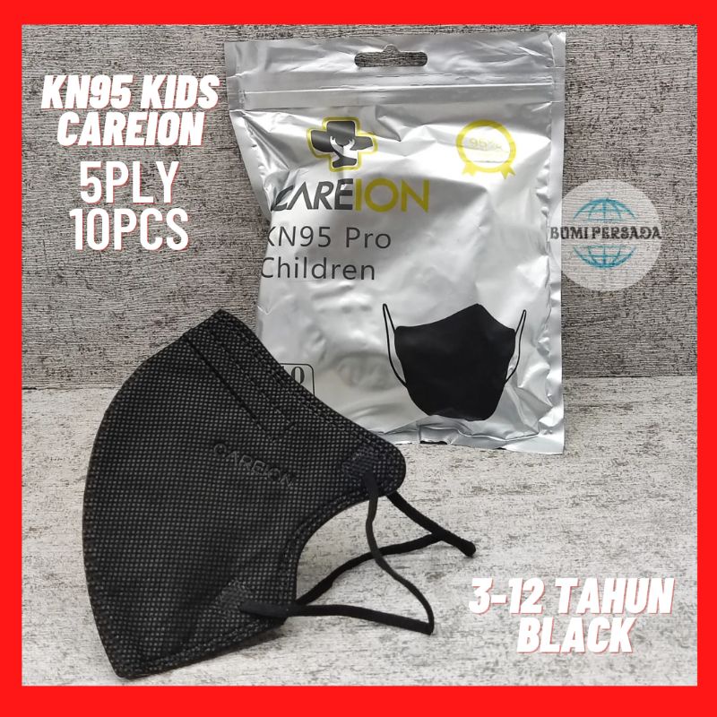 Masker anak KN95 5Ply  Careion hybrid KN 95 isi 10 Pcs 5 Ply