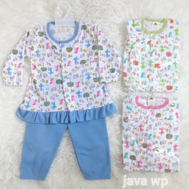 Setelan Baju  Bayi  Perempuan Piyama Bayi  Anak  Shopee  