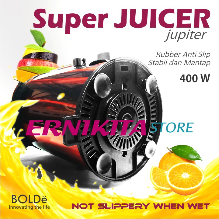 BOLDe SUPER JUICER JUPITER - Pengekstrak Juice Sari Buah Tanpa Ampas