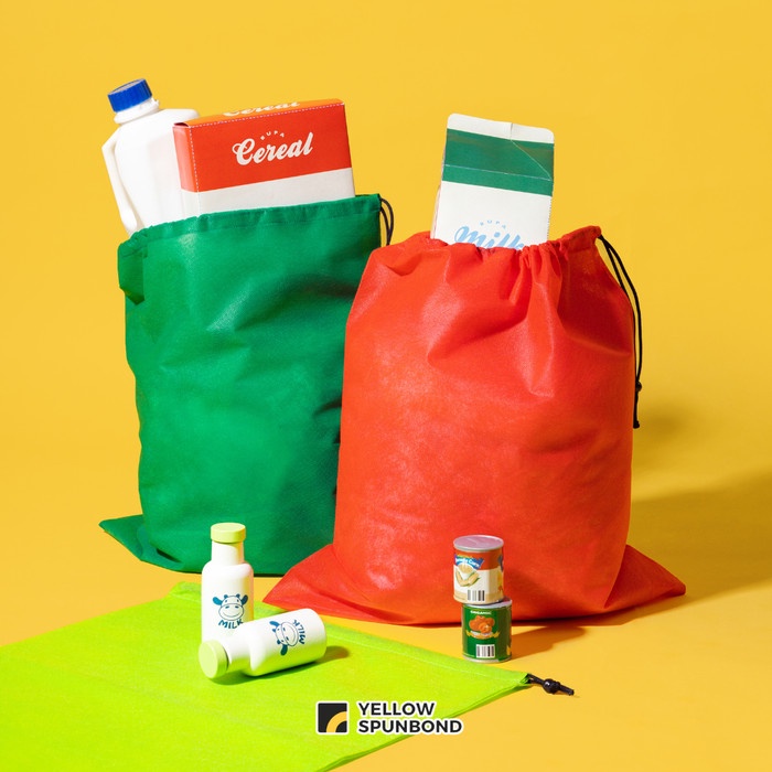 

NEW Dust Bag Kantung Serut Spunbond Nonwoven 40 x 45 - Hijau Muda