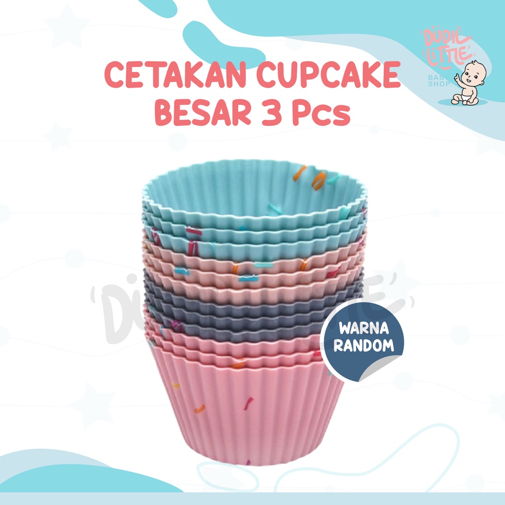 Cetakan Cupcake muffin bento silikon anti lengket flexibel dan Quick release ringan 100% Garansi