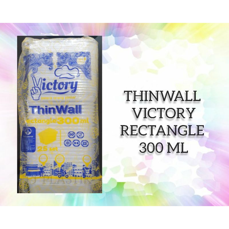 THINWALL VICTORY RECTANGLE 300 ML