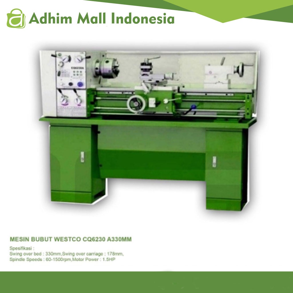 MESIN BUBUT WESTCO CQ6230 A330MM
