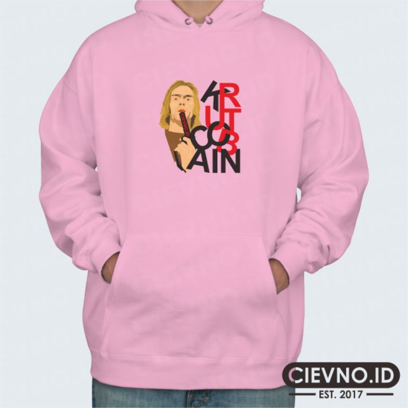 HOODIE JUMPER KURT COBAIN SIZE M - XXXL (UNISEX)