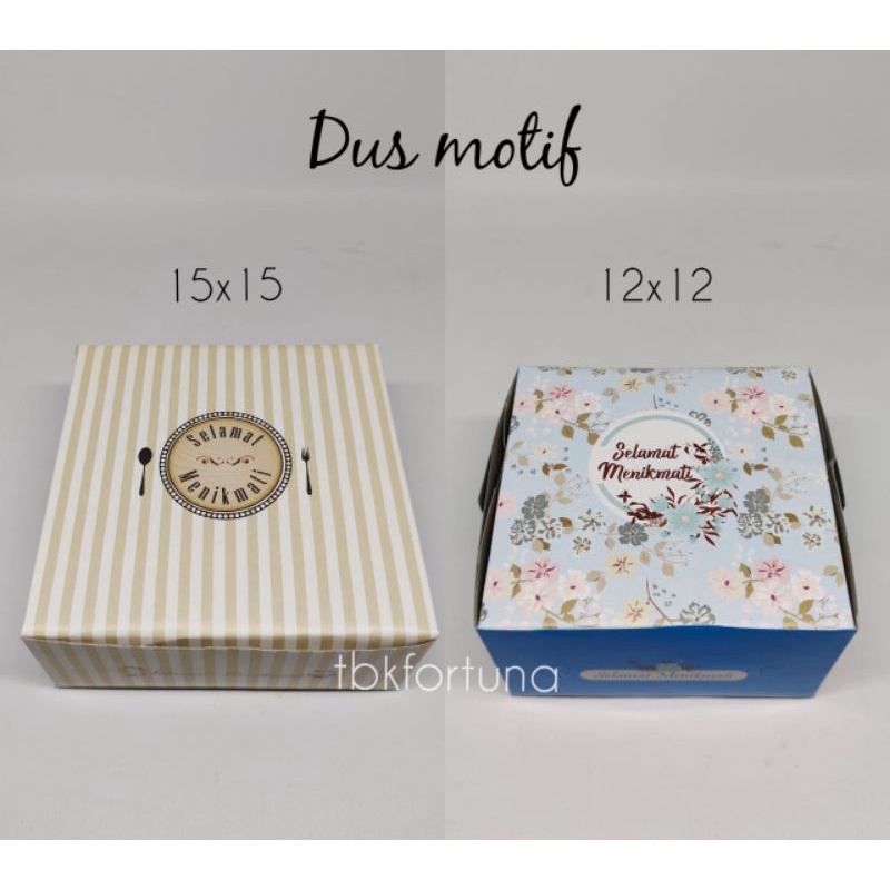 

Dus Cantik ukuran 12x12cm (10pcs)