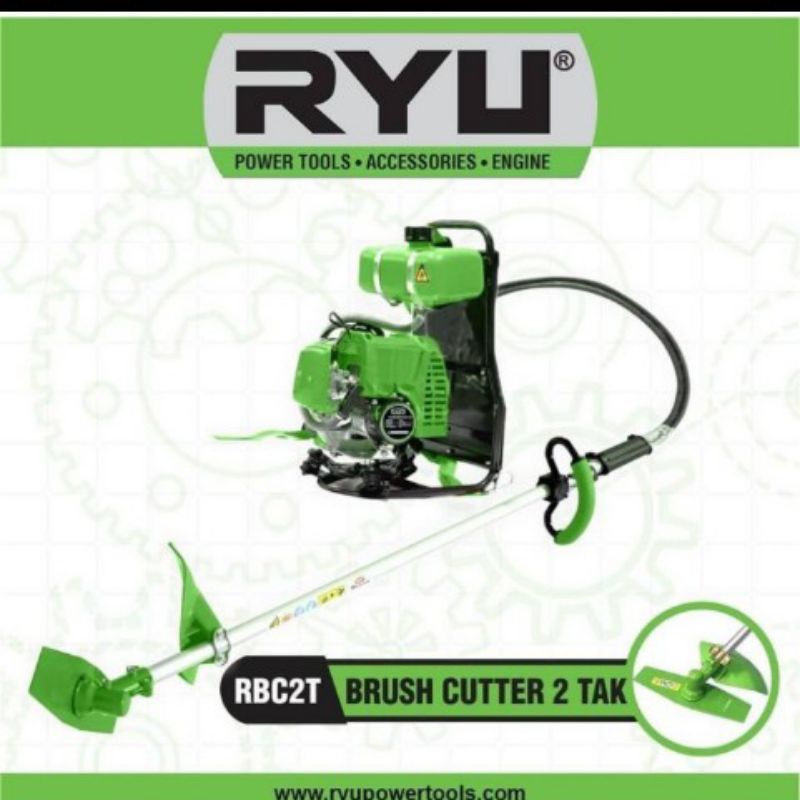 RYU Mesin potong rumput 2tak RBC Babat rumput fulset tinggal pake garansi 6bulan japan technology 4.