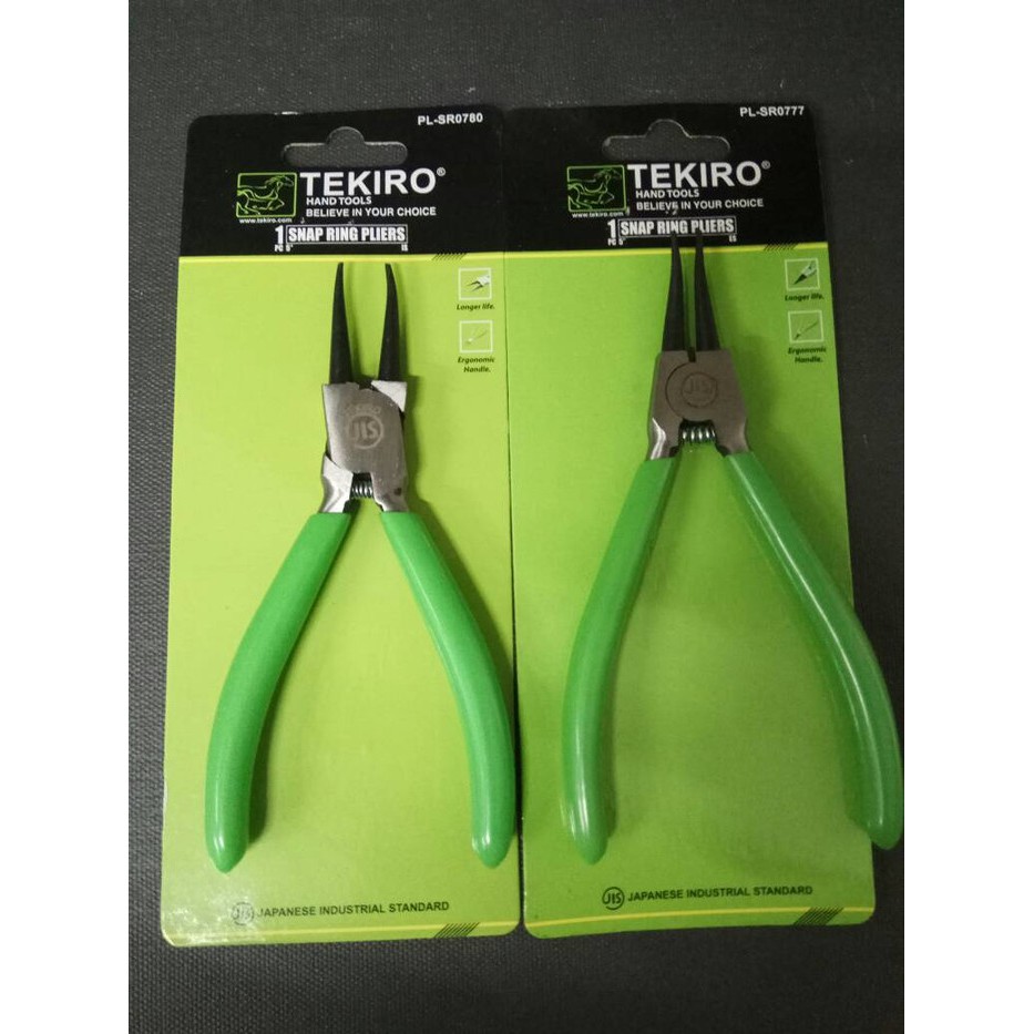 TEKIRO Tang Snap Ring Set 5 Inchi -  Tekiro Tang Spi 5 Inchi Set 2 Pcs Buka Tutup Lurus Tekiro