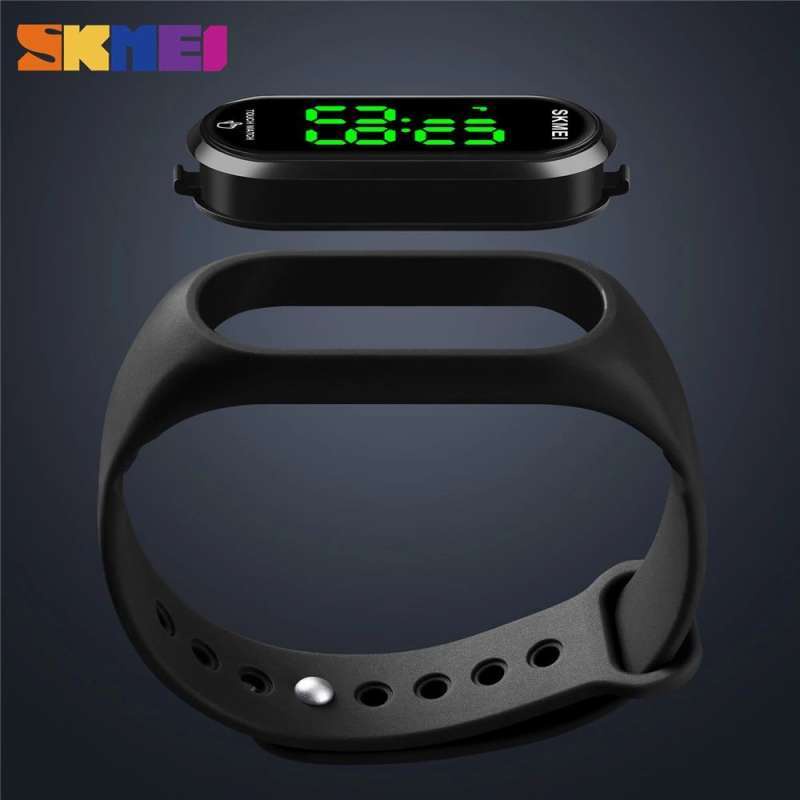 Jam Tangan Led Digital SKMEI 1804 Touch Screen Rubber Sport Watch