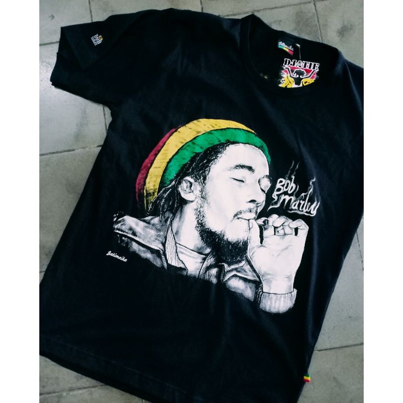 JATIMAIKA original/ Tshirt bob marley kaos rasta baju reggae