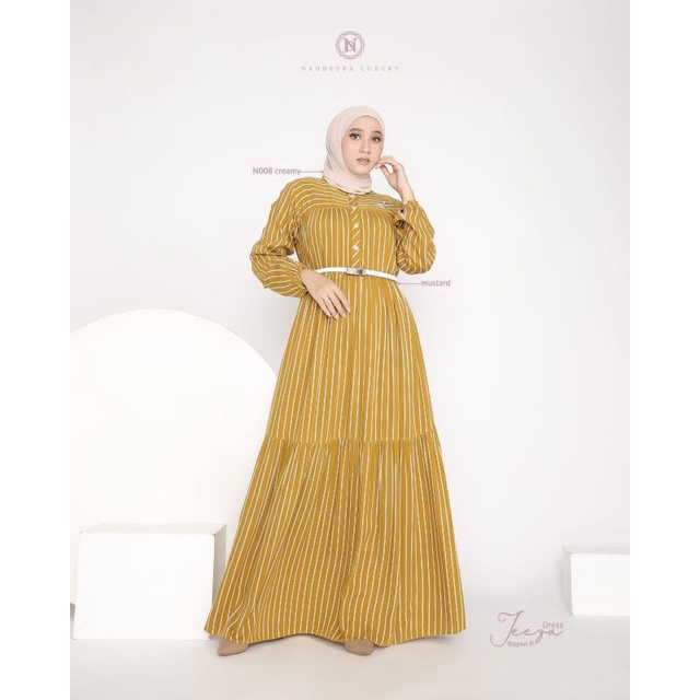 JEEZA DRESS//NADHERA LUXURY//DRESS DEWASA//DRESSTERBARU//DRESSMASAKINI//DRESSTERLARIS//DRESS NADHERA