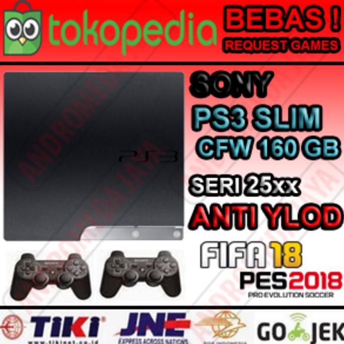 PS3 Slim 160GB CFW Seri 25XX