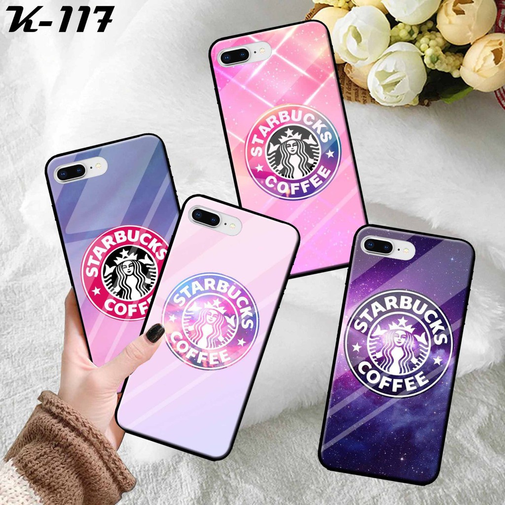 (K117) Case 2D Glossy Premium COFFEE BUCKS All Type