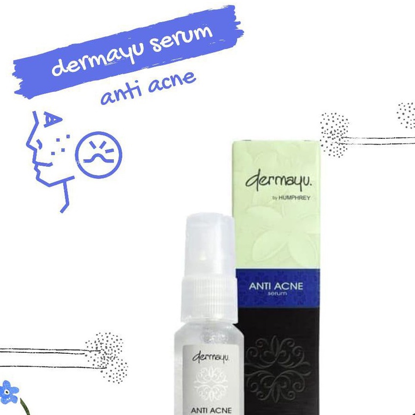 [ORI] Dermayu Acne Serum Anti Jerawat  AMPUH Mencegah &amp; Menghilangkan Jerawat dalam 7 Hari BPOM